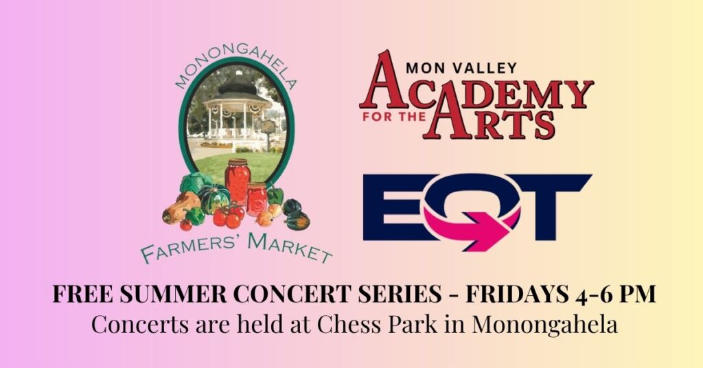 EQT/MVAA Free Summer Concert Series Returns to Monongahela Chess Park for 2026